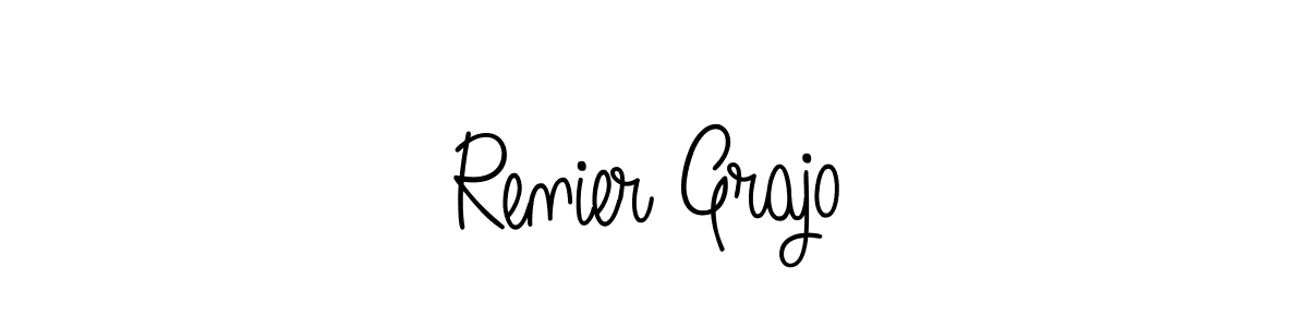 This is the best signature style for the Renier Grajo name. Also you like these signature font (Angelique-Rose-font-FFP). Mix name signature. Renier Grajo signature style 5 images and pictures png