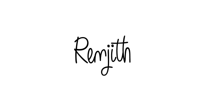 Once you've used our free online signature maker to create your best signature Angelique-Rose-font-FFP style, it's time to enjoy all of the benefits that Renjith name signing documents. Renjith signature style 5 images and pictures png