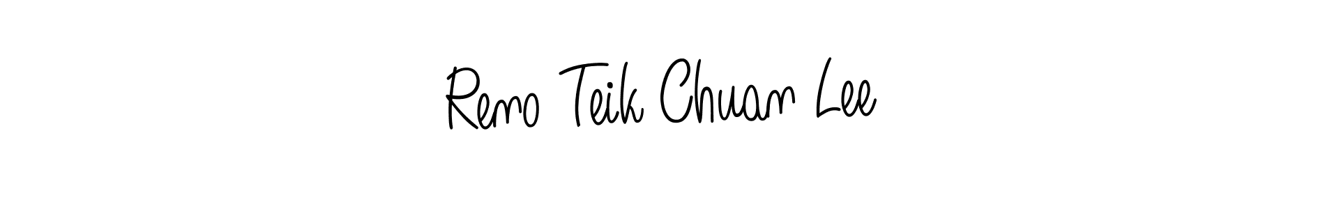 Create a beautiful signature design for name Reno Teik Chuan Lee. With this signature (Angelique-Rose-font-FFP) fonts, you can make a handwritten signature for free. Reno Teik Chuan Lee signature style 5 images and pictures png