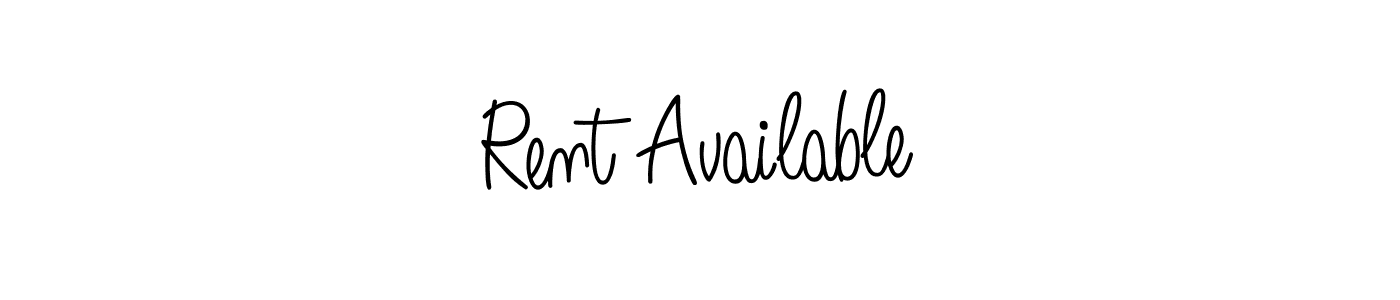 How to make Rent Available signature? Angelique-Rose-font-FFP is a professional autograph style. Create handwritten signature for Rent Available name. Rent Available signature style 5 images and pictures png