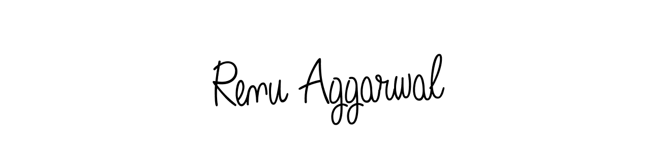 Once you've used our free online signature maker to create your best signature Angelique-Rose-font-FFP style, it's time to enjoy all of the benefits that Renu Aggarwal name signing documents. Renu Aggarwal signature style 5 images and pictures png