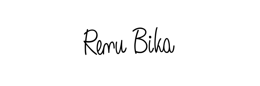 This is the best signature style for the Renu Bika name. Also you like these signature font (Angelique-Rose-font-FFP). Mix name signature. Renu Bika signature style 5 images and pictures png