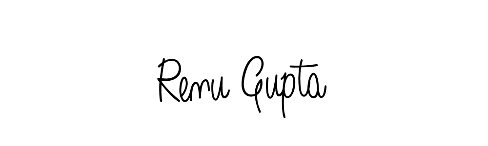 if you are searching for the best signature style for your name Renu Gupta. so please give up your signature search. here we have designed multiple signature styles  using Angelique-Rose-font-FFP. Renu Gupta signature style 5 images and pictures png