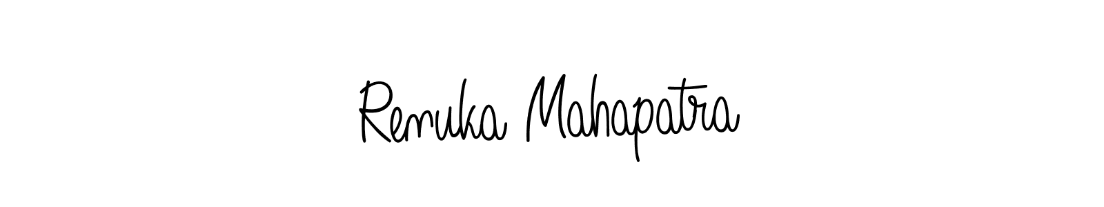 Renuka Mahapatra stylish signature style. Best Handwritten Sign (Angelique-Rose-font-FFP) for my name. Handwritten Signature Collection Ideas for my name Renuka Mahapatra. Renuka Mahapatra signature style 5 images and pictures png