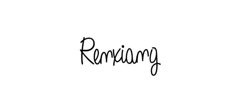 How to make Renxiang signature? Angelique-Rose-font-FFP is a professional autograph style. Create handwritten signature for Renxiang name. Renxiang signature style 5 images and pictures png