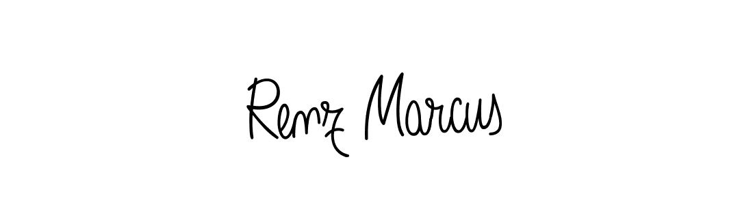 How to make Renz Marcus name signature. Use Angelique-Rose-font-FFP style for creating short signs online. This is the latest handwritten sign. Renz Marcus signature style 5 images and pictures png