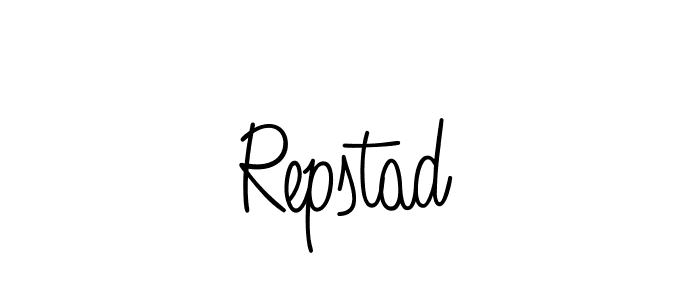 Best and Professional Signature Style for Repstad. Angelique-Rose-font-FFP Best Signature Style Collection. Repstad signature style 5 images and pictures png