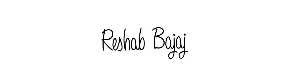 How to make Reshab Bajaj signature? Angelique-Rose-font-FFP is a professional autograph style. Create handwritten signature for Reshab Bajaj name. Reshab Bajaj signature style 5 images and pictures png