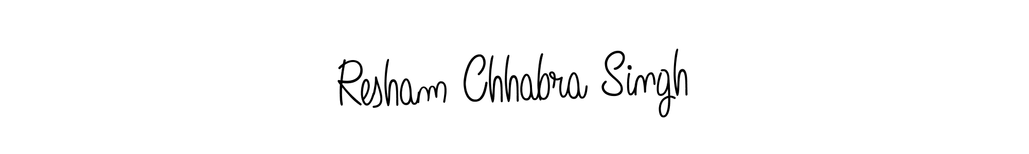 You can use this online signature creator to create a handwritten signature for the name Resham Chhabra Singh. This is the best online autograph maker. Resham Chhabra Singh signature style 5 images and pictures png