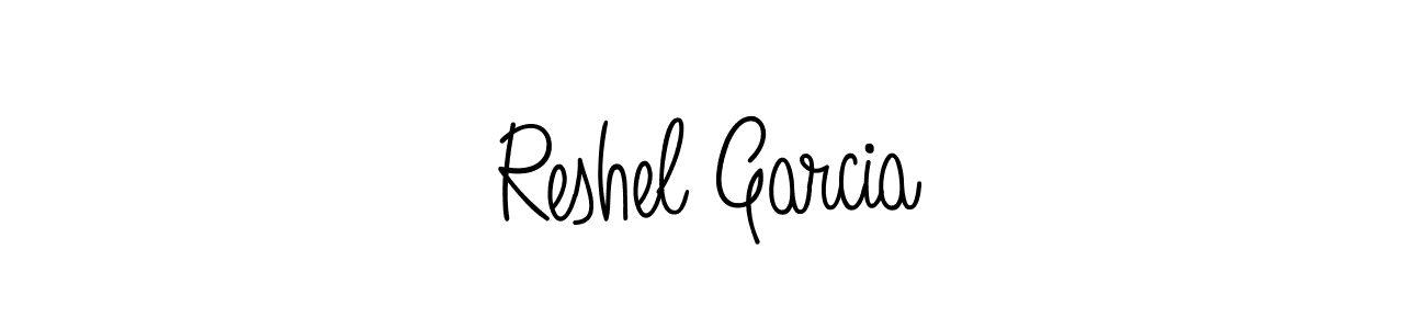How to Draw Reshel Garcia signature style? Angelique-Rose-font-FFP is a latest design signature styles for name Reshel Garcia. Reshel Garcia signature style 5 images and pictures png
