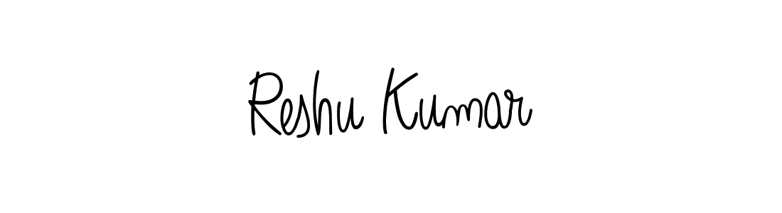 How to Draw Reshu Kumar signature style? Angelique-Rose-font-FFP is a latest design signature styles for name Reshu Kumar. Reshu Kumar signature style 5 images and pictures png