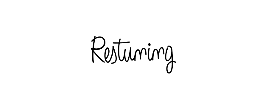 Once you've used our free online signature maker to create your best signature Angelique-Rose-font-FFP style, it's time to enjoy all of the benefits that Restuning name signing documents. Restuning signature style 5 images and pictures png