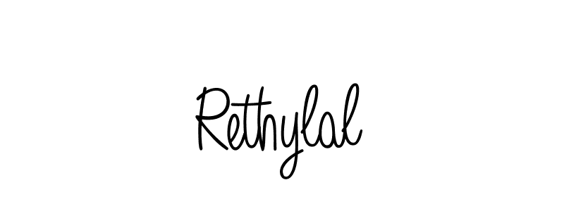 Also we have Rethylal name is the best signature style. Create professional handwritten signature collection using Angelique-Rose-font-FFP autograph style. Rethylal signature style 5 images and pictures png