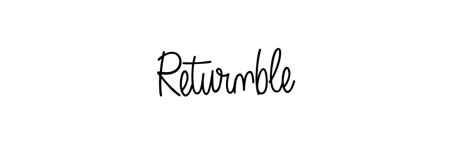 Make a short Returnble signature style. Manage your documents anywhere anytime using Angelique-Rose-font-FFP. Create and add eSignatures, submit forms, share and send files easily. Returnble signature style 5 images and pictures png