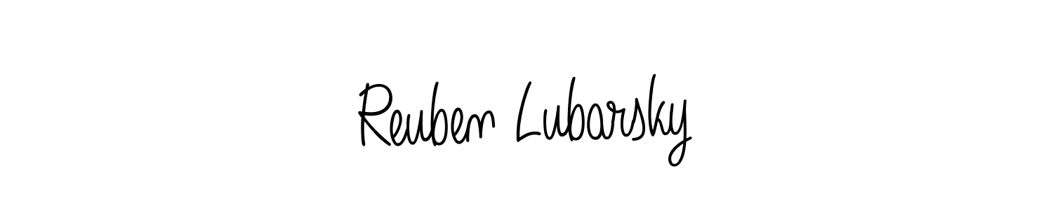 Angelique-Rose-font-FFP is a professional signature style that is perfect for those who want to add a touch of class to their signature. It is also a great choice for those who want to make their signature more unique. Get Reuben Lubarsky name to fancy signature for free. Reuben Lubarsky signature style 5 images and pictures png