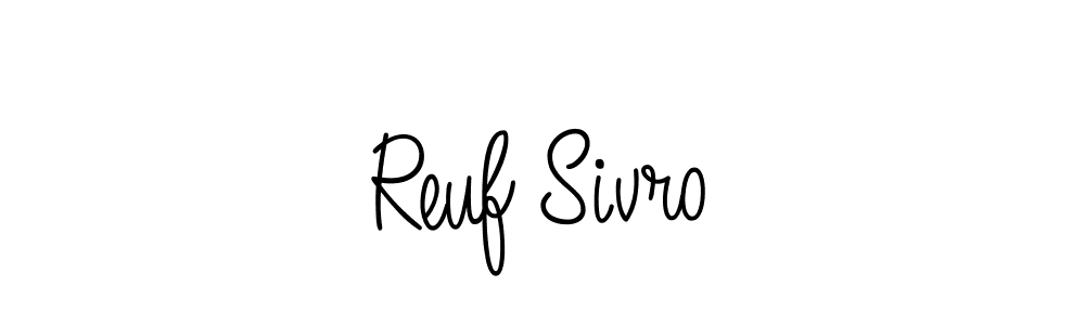 How to make Reuf Sivro name signature. Use Angelique-Rose-font-FFP style for creating short signs online. This is the latest handwritten sign. Reuf Sivro signature style 5 images and pictures png