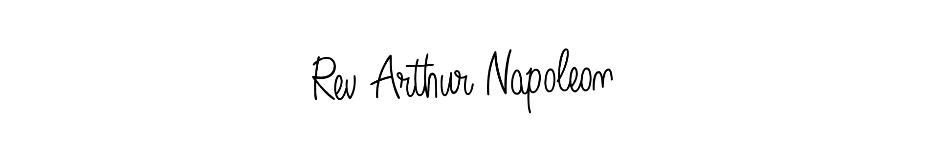 How to Draw Rev Arthur Napoleon signature style? Angelique-Rose-font-FFP is a latest design signature styles for name Rev Arthur Napoleon. Rev Arthur Napoleon signature style 5 images and pictures png
