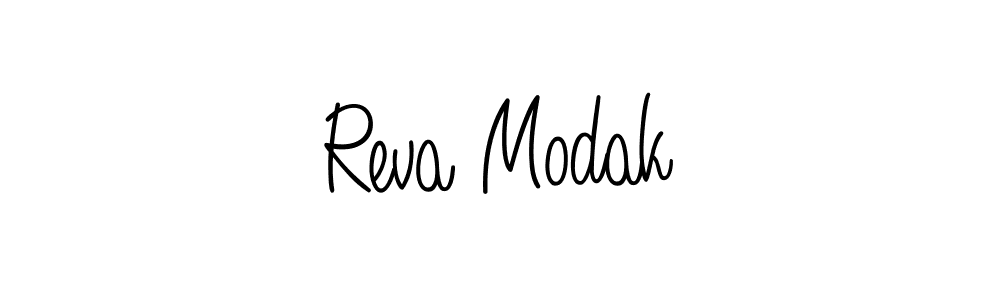 Design your own signature with our free online signature maker. With this signature software, you can create a handwritten (Angelique-Rose-font-FFP) signature for name Reva Modak. Reva Modak signature style 5 images and pictures png