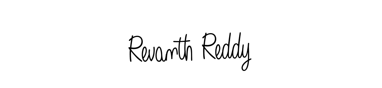 Make a beautiful signature design for name Revanth Reddy. With this signature (Angelique-Rose-font-FFP) style, you can create a handwritten signature for free. Revanth Reddy signature style 5 images and pictures png