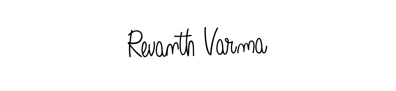 How to make Revanth Varma signature? Angelique-Rose-font-FFP is a professional autograph style. Create handwritten signature for Revanth Varma name. Revanth Varma signature style 5 images and pictures png