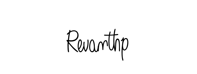 Revanthp stylish signature style. Best Handwritten Sign (Angelique-Rose-font-FFP) for my name. Handwritten Signature Collection Ideas for my name Revanthp. Revanthp signature style 5 images and pictures png