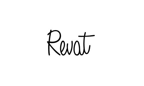 You should practise on your own different ways (Angelique-Rose-font-FFP) to write your name (Revat) in signature. don't let someone else do it for you. Revat signature style 5 images and pictures png