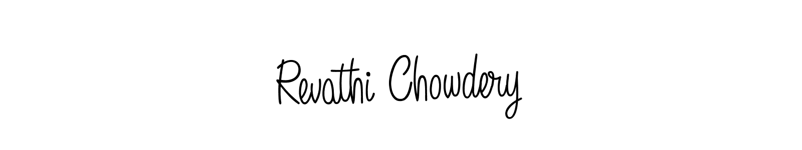 Once you've used our free online signature maker to create your best signature Angelique-Rose-font-FFP style, it's time to enjoy all of the benefits that Revathi Chowdery name signing documents. Revathi Chowdery signature style 5 images and pictures png