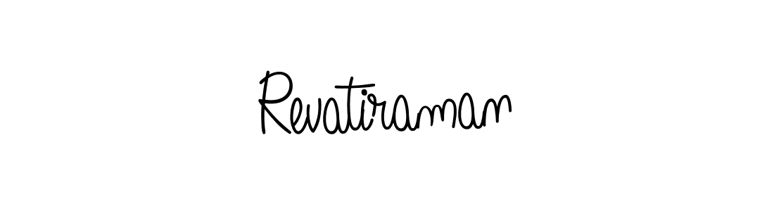 Also we have Revatiraman name is the best signature style. Create professional handwritten signature collection using Angelique-Rose-font-FFP autograph style. Revatiraman signature style 5 images and pictures png