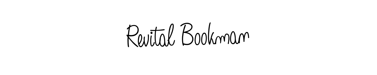 Design your own signature with our free online signature maker. With this signature software, you can create a handwritten (Angelique-Rose-font-FFP) signature for name Revital Bookman. Revital Bookman signature style 5 images and pictures png