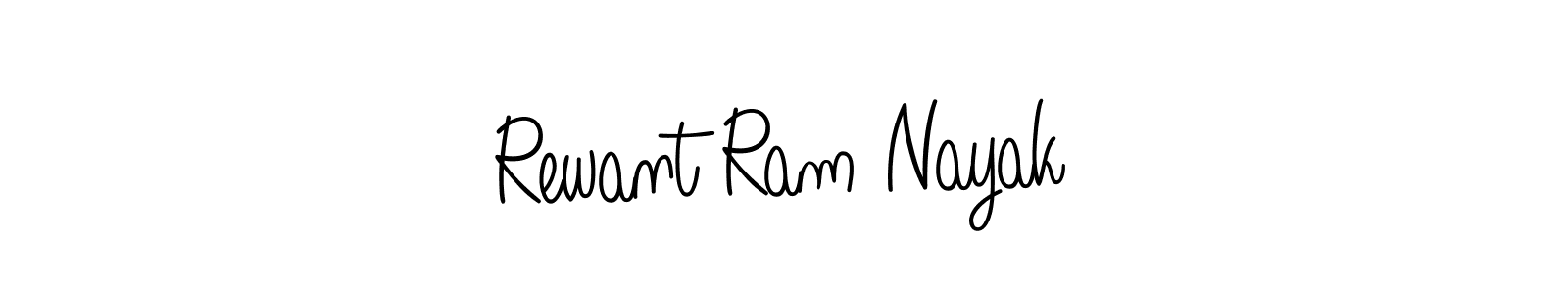How to make Rewant Ram Nayak signature? Angelique-Rose-font-FFP is a professional autograph style. Create handwritten signature for Rewant Ram Nayak name. Rewant Ram Nayak signature style 5 images and pictures png