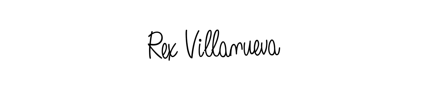 Create a beautiful signature design for name Rex Villanueva. With this signature (Angelique-Rose-font-FFP) fonts, you can make a handwritten signature for free. Rex Villanueva signature style 5 images and pictures png