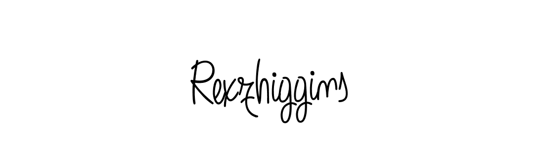 How to make Rexzhiggins signature? Angelique-Rose-font-FFP is a professional autograph style. Create handwritten signature for Rexzhiggins name. Rexzhiggins signature style 5 images and pictures png