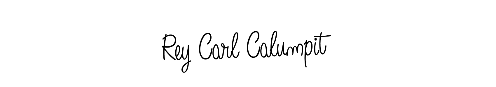 Make a short Rey Carl Calumpit signature style. Manage your documents anywhere anytime using Angelique-Rose-font-FFP. Create and add eSignatures, submit forms, share and send files easily. Rey Carl Calumpit signature style 5 images and pictures png