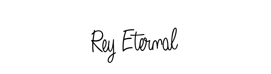 Design your own signature with our free online signature maker. With this signature software, you can create a handwritten (Angelique-Rose-font-FFP) signature for name Rey Eternal. Rey Eternal signature style 5 images and pictures png