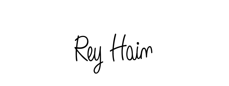 How to make Rey Hain signature? Angelique-Rose-font-FFP is a professional autograph style. Create handwritten signature for Rey Hain name. Rey Hain signature style 5 images and pictures png