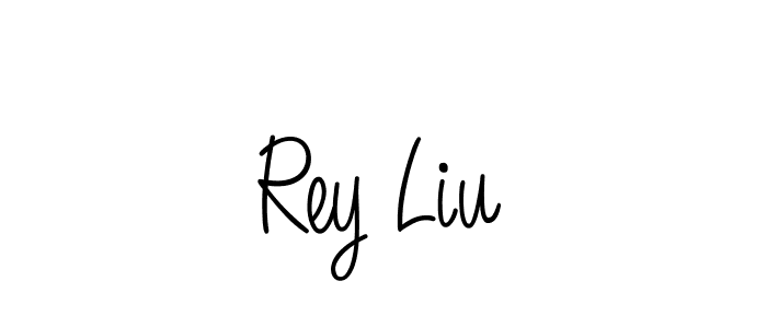 How to make Rey Liu signature? Angelique-Rose-font-FFP is a professional autograph style. Create handwritten signature for Rey Liu name. Rey Liu signature style 5 images and pictures png