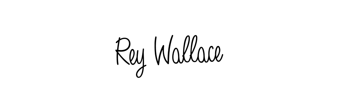The best way (Angelique-Rose-font-FFP) to make a short signature is to pick only two or three words in your name. The name Rey Wallace include a total of six letters. For converting this name. Rey Wallace signature style 5 images and pictures png