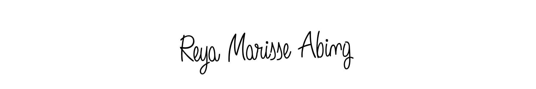 Also we have Reya Marisse Abing name is the best signature style. Create professional handwritten signature collection using Angelique-Rose-font-FFP autograph style. Reya Marisse Abing signature style 5 images and pictures png