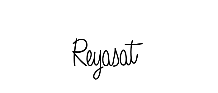 Create a beautiful signature design for name Reyasat. With this signature (Angelique-Rose-font-FFP) fonts, you can make a handwritten signature for free. Reyasat signature style 5 images and pictures png