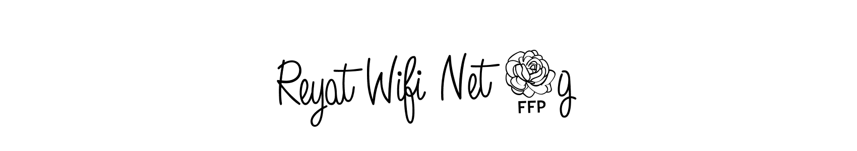 You should practise on your own different ways (Angelique-Rose-font-FFP) to write your name (Reyat Wifi Net 5g) in signature. don't let someone else do it for you. Reyat Wifi Net 5g signature style 5 images and pictures png