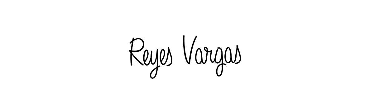 Reyes Vargas stylish signature style. Best Handwritten Sign (Angelique-Rose-font-FFP) for my name. Handwritten Signature Collection Ideas for my name Reyes Vargas. Reyes Vargas signature style 5 images and pictures png