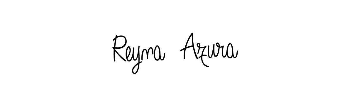 Make a short Reyna  Azura signature style. Manage your documents anywhere anytime using Angelique-Rose-font-FFP. Create and add eSignatures, submit forms, share and send files easily. Reyna  Azura signature style 5 images and pictures png