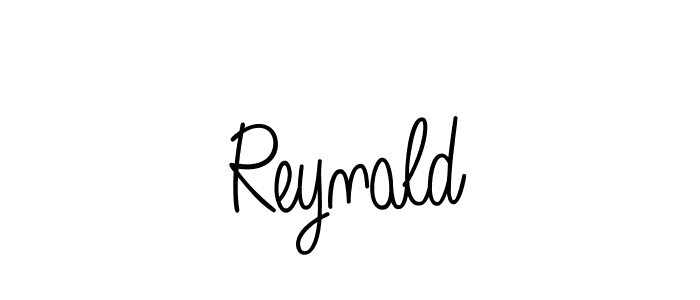 Reynald stylish signature style. Best Handwritten Sign (Angelique-Rose-font-FFP) for my name. Handwritten Signature Collection Ideas for my name Reynald. Reynald signature style 5 images and pictures png