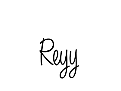 Design your own signature with our free online signature maker. With this signature software, you can create a handwritten (Angelique-Rose-font-FFP) signature for name Reyy. Reyy signature style 5 images and pictures png