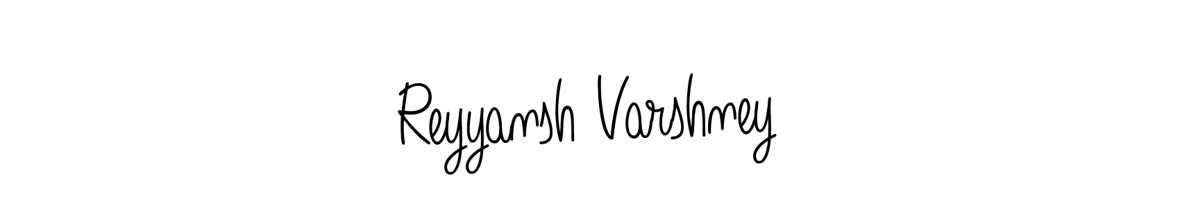 This is the best signature style for the Reyyansh Varshney name. Also you like these signature font (Angelique-Rose-font-FFP). Mix name signature. Reyyansh Varshney signature style 5 images and pictures png