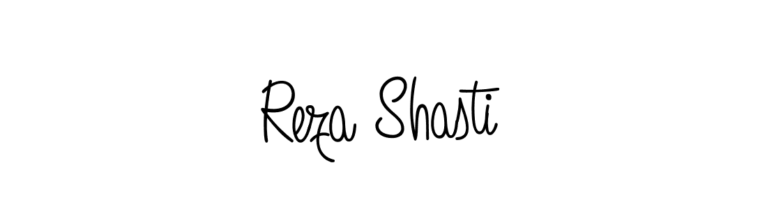 You should practise on your own different ways (Angelique-Rose-font-FFP) to write your name (Reza Shasti) in signature. don't let someone else do it for you. Reza Shasti signature style 5 images and pictures png