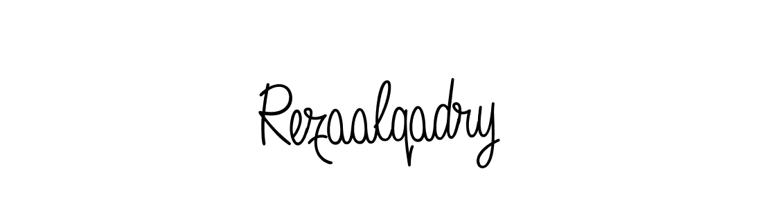Rezaalqadry stylish signature style. Best Handwritten Sign (Angelique-Rose-font-FFP) for my name. Handwritten Signature Collection Ideas for my name Rezaalqadry. Rezaalqadry signature style 5 images and pictures png