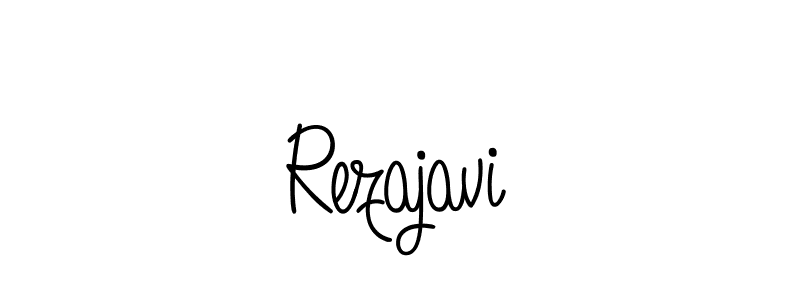 You should practise on your own different ways (Angelique-Rose-font-FFP) to write your name (Rezajavi) in signature. don't let someone else do it for you. Rezajavi signature style 5 images and pictures png