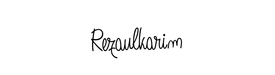 Design your own signature with our free online signature maker. With this signature software, you can create a handwritten (Angelique-Rose-font-FFP) signature for name Rezaulkarim. Rezaulkarim signature style 5 images and pictures png