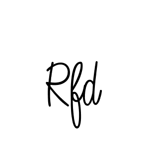 How to make Rfd signature? Angelique-Rose-font-FFP is a professional autograph style. Create handwritten signature for Rfd name. Rfd signature style 5 images and pictures png